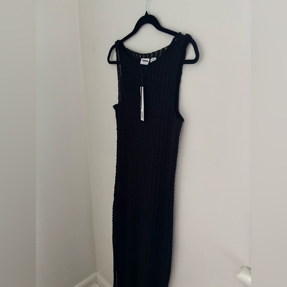 Noisy May Dinah Sleeveless Lace-Stripe Maxi Dress NWT - Picture 9 of 11
